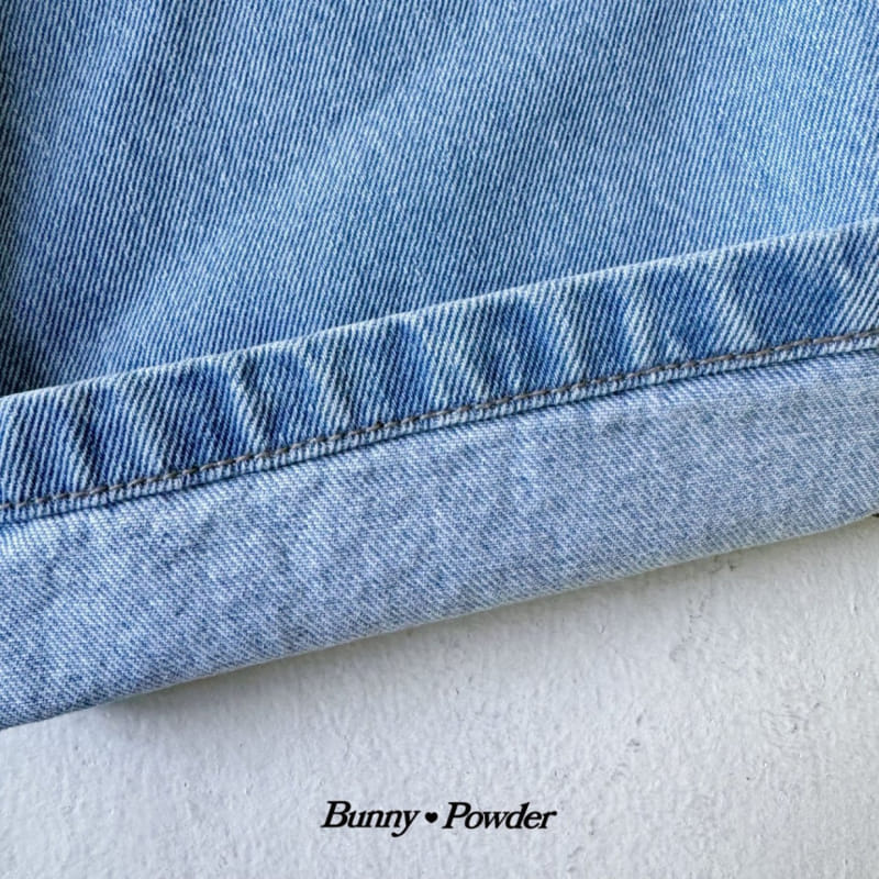 Bunny Powder - Korean Children Fashion - #discoveringself - Bunny Denim Pants - 7