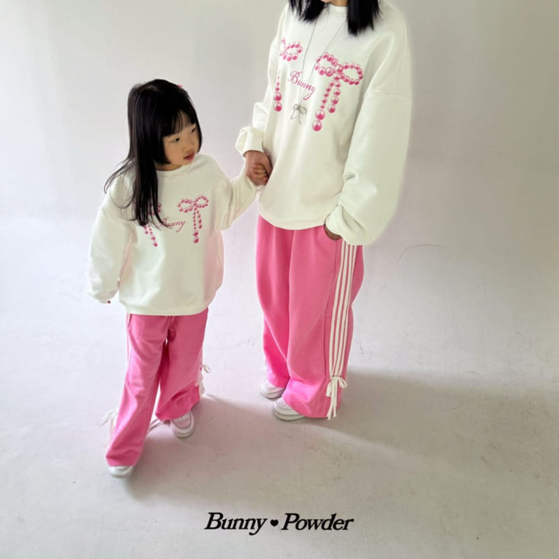 Bunny Powder - Korean Women Fashion - #womensfashion - Adult Pearl Ribbon Sweatshirt - 4