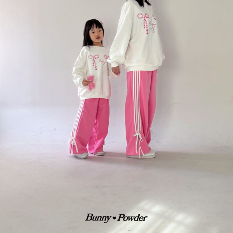 Bunny Powder - Korean Women Fashion - #momslook - Adult Pearl Ribbon Sweatshirt - 8