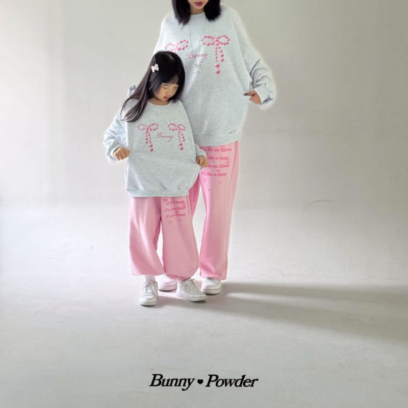 Bunny Powder - Korean Women Fashion - #vintageinspired - Adult Pearl Ribbon Sweatshirt - 10