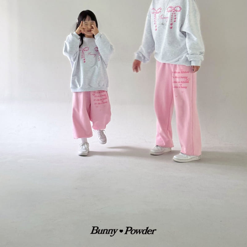 Bunny Powder - Korean Women Fashion - #vintagekidsstyle - Adult Pearl Ribbon Sweatshirt - 11