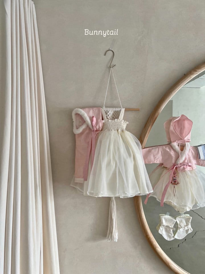 Bunnytail - Korean Baby Fashion - #babyboutique - Hanbok Yeon Hwa Girl Top Bottom Set - 6
