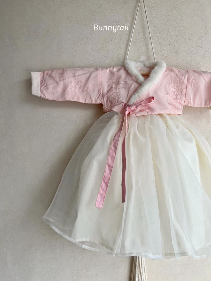 Bunnytail - Korean Baby Fashion - #onlinebabyboutique - Hanbok Yeon Hwa Girl Top Bottom Set - 3