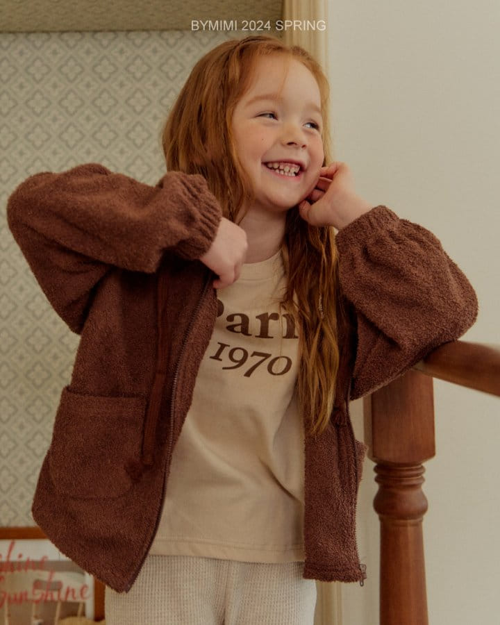 Bymimi - Korean Children Fashion - #childofig - Touch Hoody Zip Up - 4