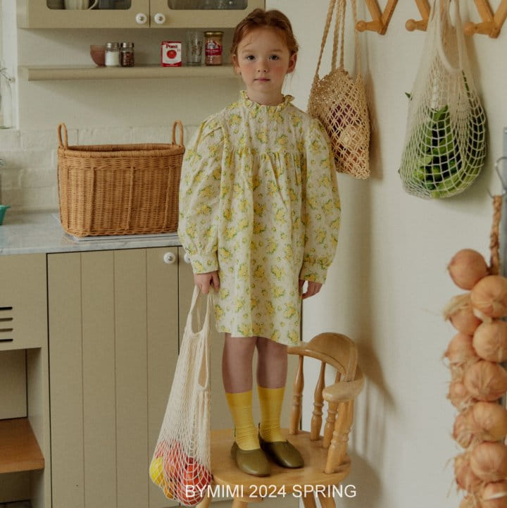 Bymimi - Korean Children Fashion - #discoveringself - Bouquet One-Piece - 5