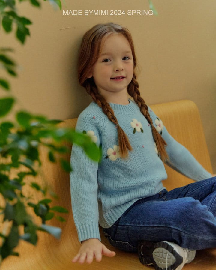 Bymimi - Korean Children Fashion - #fashionkids - Flower Knit - 9