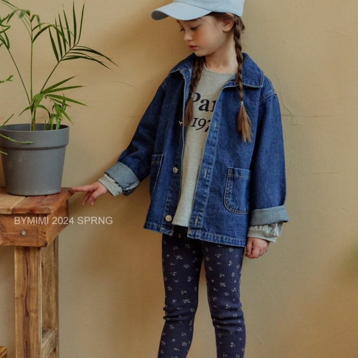 Bymimi - Korean Children Fashion - #kidsshorts - Basic Denim Jacket - 7