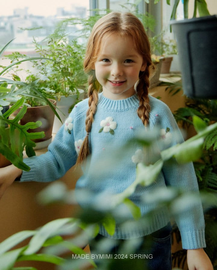 Bymimi - Korean Children Fashion - #kidsstore - Flower Knit - 11