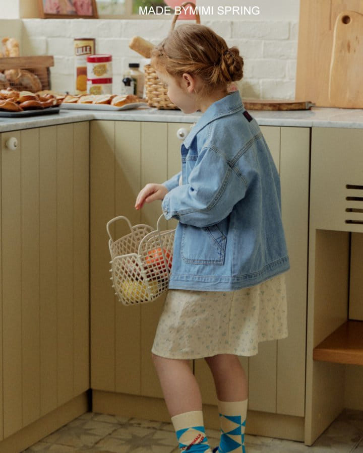 Bymimi - Korean Children Fashion - #magicofchildhood - Ten Ten Denim Jacket - 11