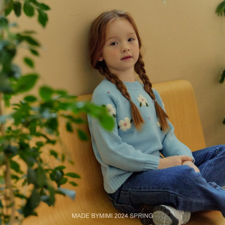 Bymimi - Korean Children Fashion - #prettylittlegirls - Flower Knit