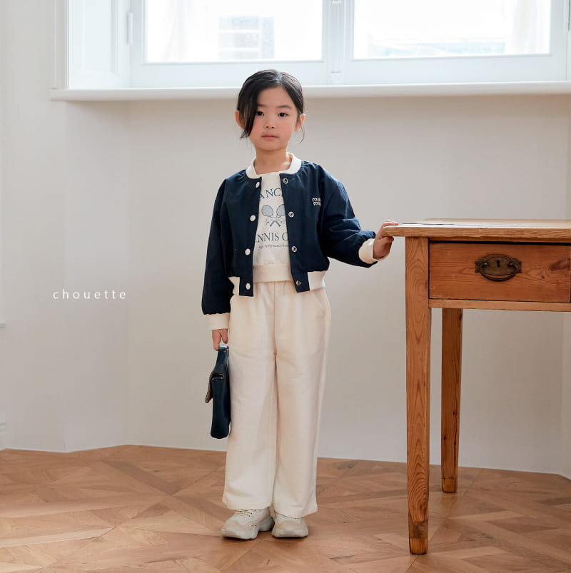 Chouette - Korean Children Fashion - #fashionkids - Tennis Open Top Bottom Set - 8