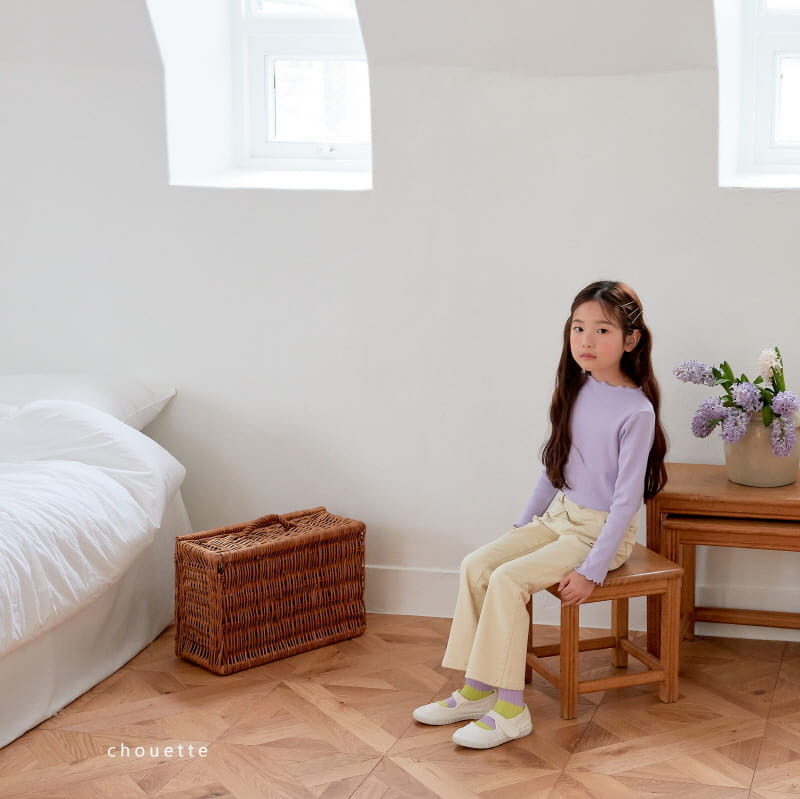 Chouette - Korean Children Fashion - #littlefashionista - Tan Tan Rib Tee - 8