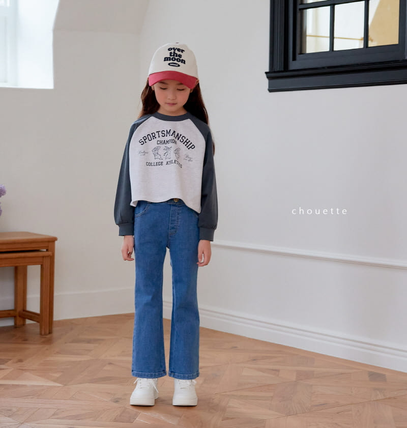 Chouette - Korean Children Fashion - #prettylittlegirls - Exercise Rabbit Raglan Tee - 8
