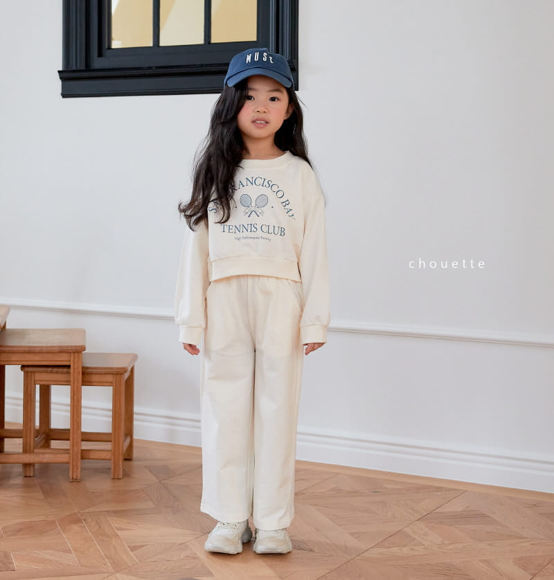 Chouette - Korean Children Fashion - #toddlerclothing - Tennis Open Top Bottom Set - 2