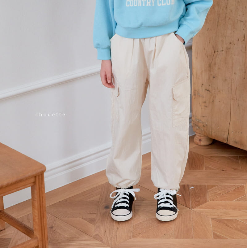 Chouette - Korean Children Fashion - #toddlerclothing - Cargo Banding Pants