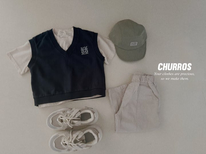 Churros - Korean Children Fashion - #Kfashion4kids - Togrther Slit C Pants - 9