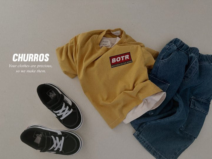 Churros - Korean Children Fashion - #childrensboutique - Until Cargo Denim Pants - 10
