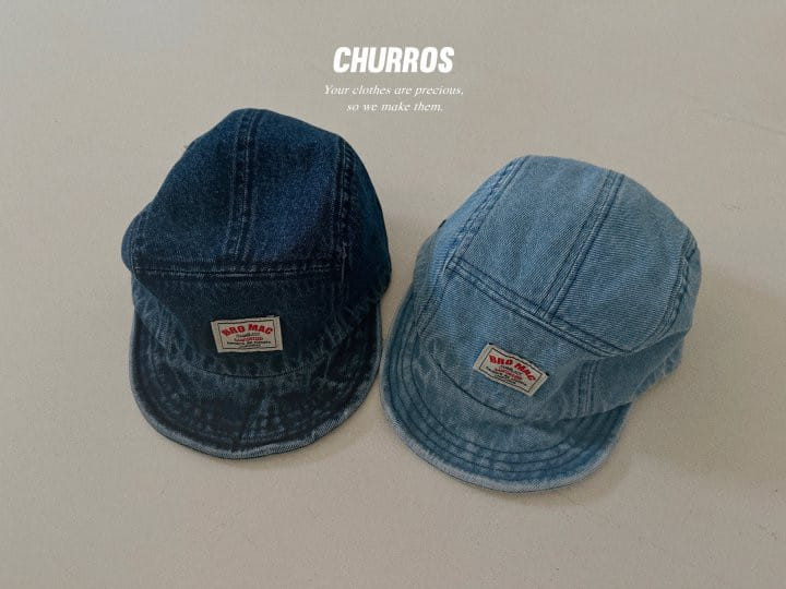Churros - Korean Children Fashion - #discoveringself - Denim Cap - 3
