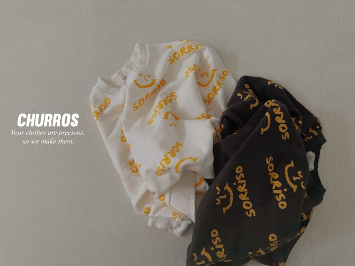 Churros - Korean Children Fashion - #fashionkids - Soriso Paint Sweatshirt - 11
