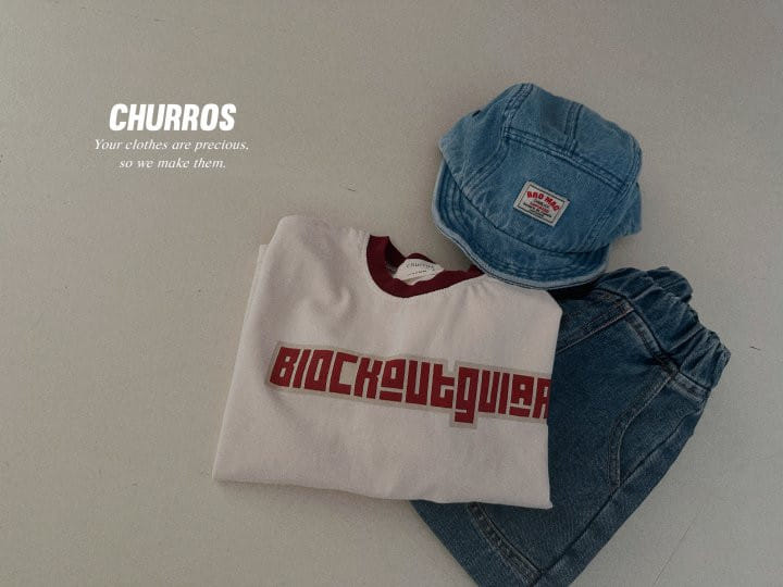 Churros - Korean Children Fashion - #fashionkids - Circle Pocket Denim Pants - 5