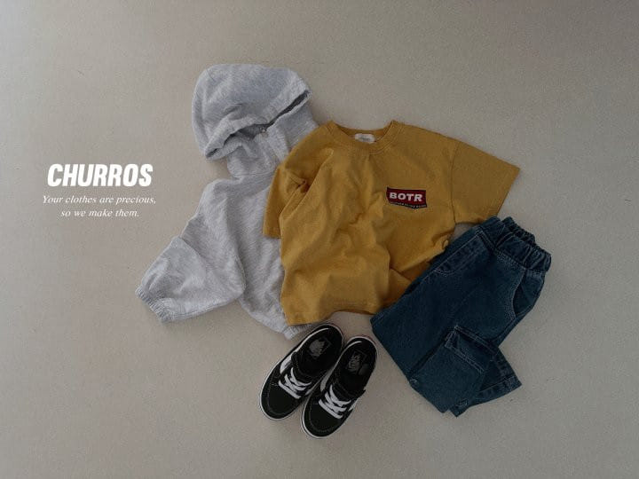 Churros - Korean Children Fashion - #kidsshorts - Botr Tee - 9