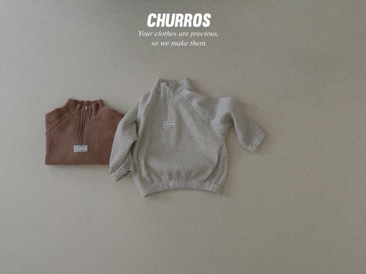 Churros - Korean Children Fashion - #kidzfashiontrend - Waffle Anorak - 2