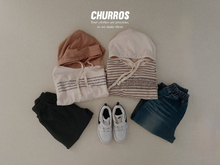 Churros - Korean Children Fashion - #littlefashionista - Side Slit Bang Bang Denim Pants - 3