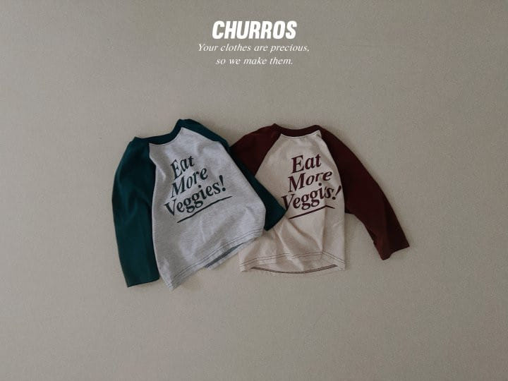 Churros - Korean Children Fashion - #magicofchildhood - Eat Raglan Tee