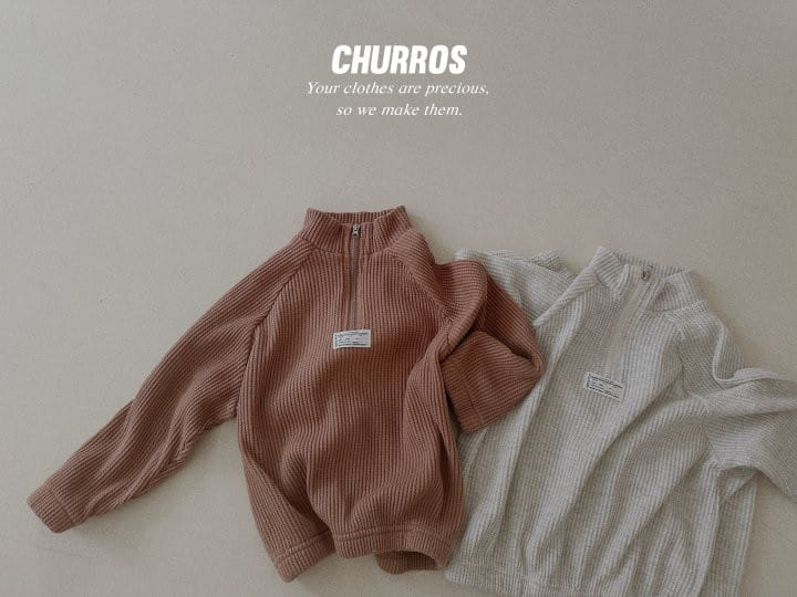 Churros - Korean Children Fashion - #minifashionista - Waffle Anorak - 6