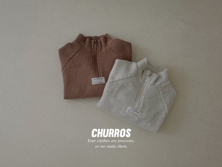 Churros - Korean Children Fashion - #todddlerfashion - Waffle Anorak - 8