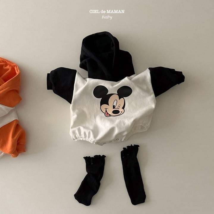 Ciel De Maman - Korean Baby Fashion - #babyboutique - M Hoddy Body Suit - 4