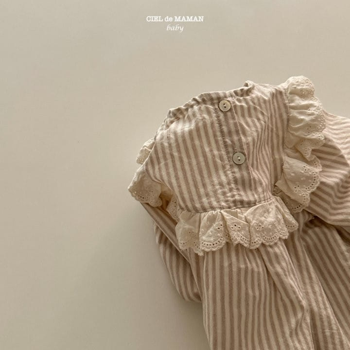 Ciel De Maman - Korean Baby Fashion - #babyfashion - ST Frill Body Suit - 11