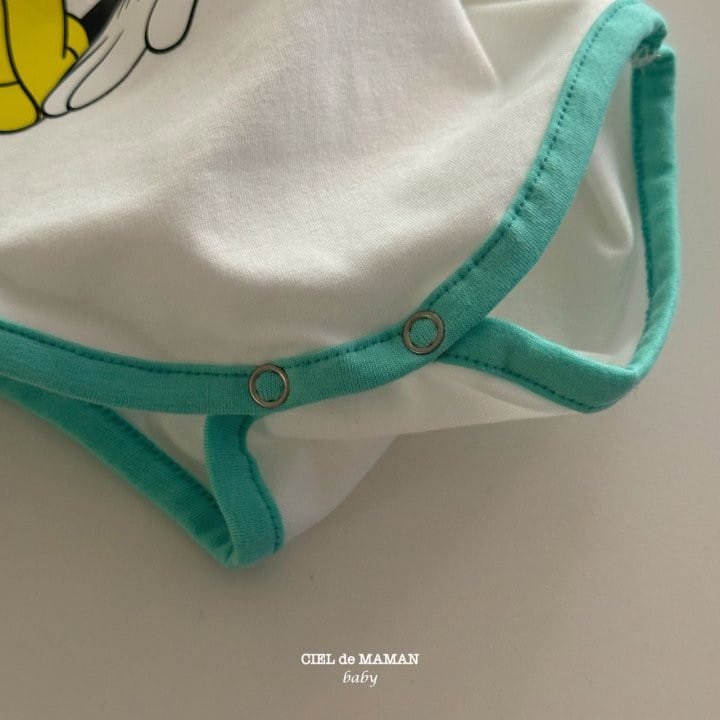Ciel De Maman - Korean Baby Fashion - #babygirlfashion - M Raglan Body Suit - 3