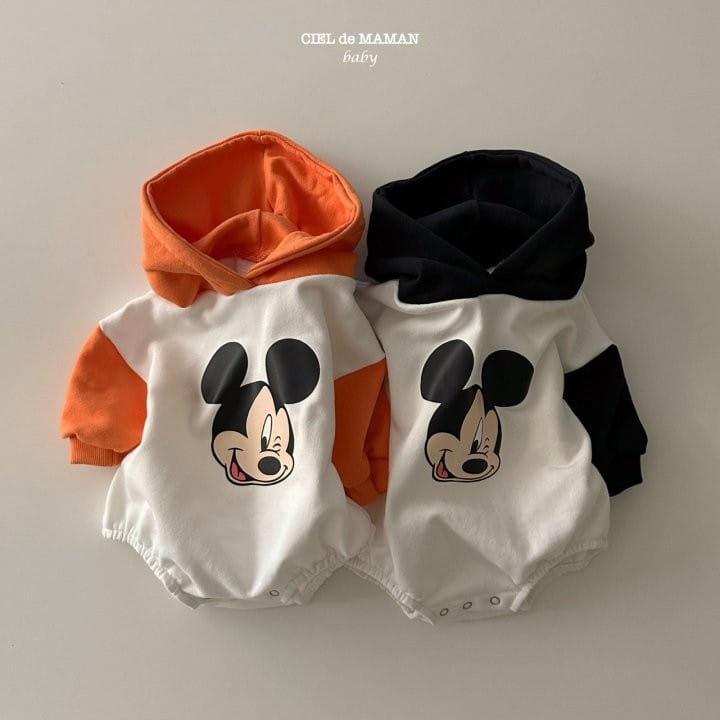 Ciel De Maman - Korean Baby Fashion - #babygirlfashion - M Hoddy Body Suit - 8