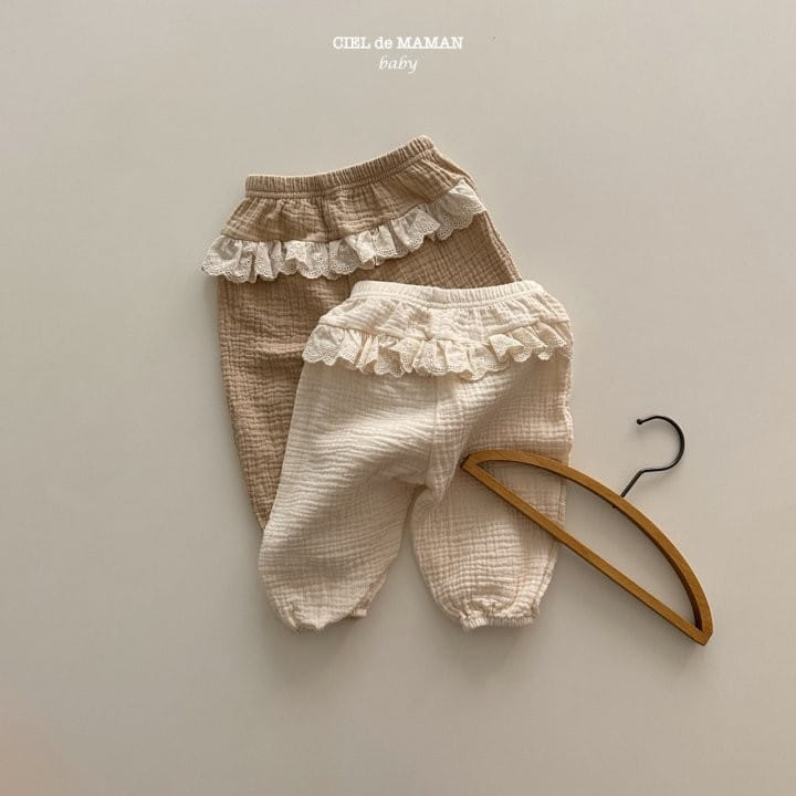 Ciel De Maman - Korean Baby Fashion - #babyootd - Lace Pants