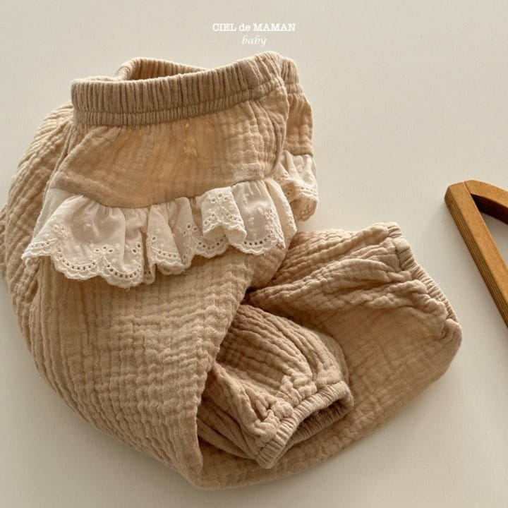 Ciel De Maman - Korean Baby Fashion - #smilingbaby - Lace Pants - 7