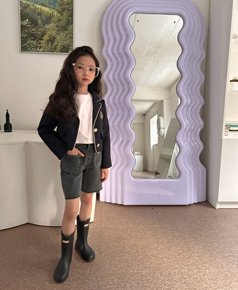 Comma - Korean Children Fashion - #Kfashion4kids - Basic Crop Tee - 9