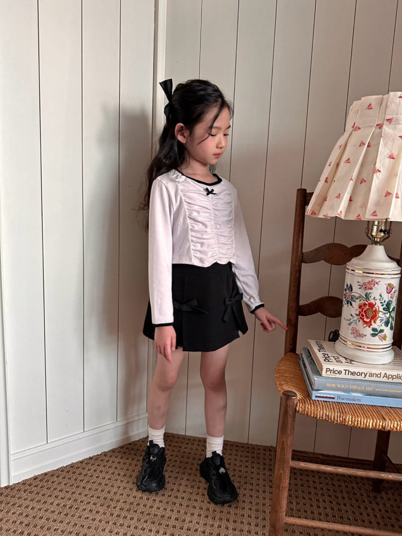 Comma - Korean Children Fashion - #childofig - Shirring Ribbon Tee - 5