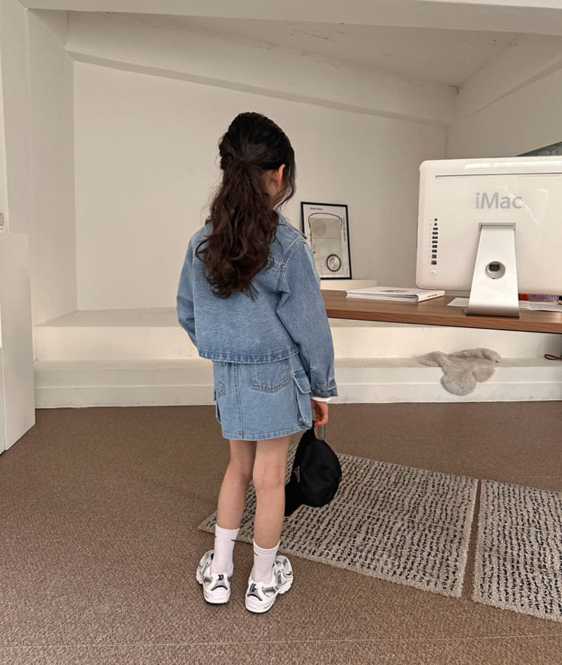 Comma - Korean Children Fashion - #designkidswear - Denim Shirt Jacket - 10