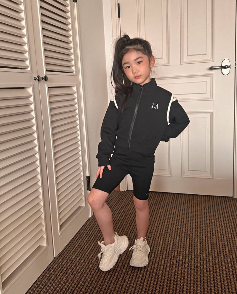 Comma - Korean Children Fashion - #designkidswear - Slit Zip Up - 2