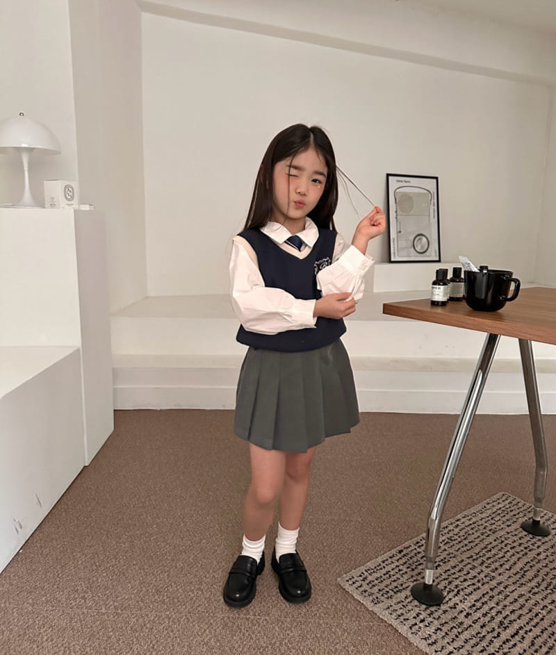 Comma - Korean Children Fashion - #designkidswear - Crop Shirt - 9