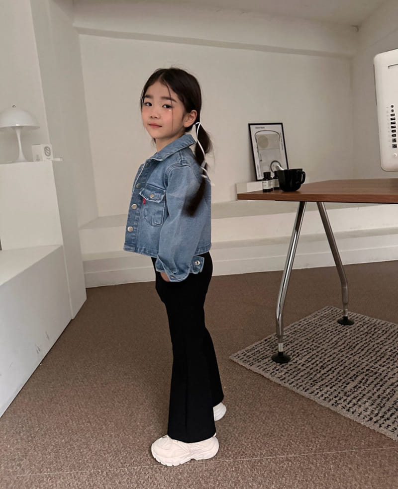 Comma - Korean Children Fashion - #fashionkids - Wide Boots Cut Pants - 8