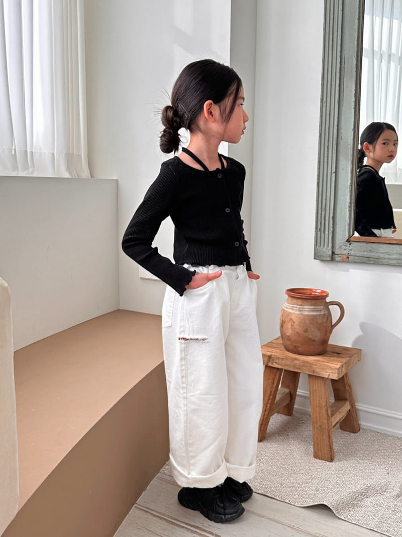 Comma - Korean Children Fashion - #fashionkids - Terry Cardigan - 6