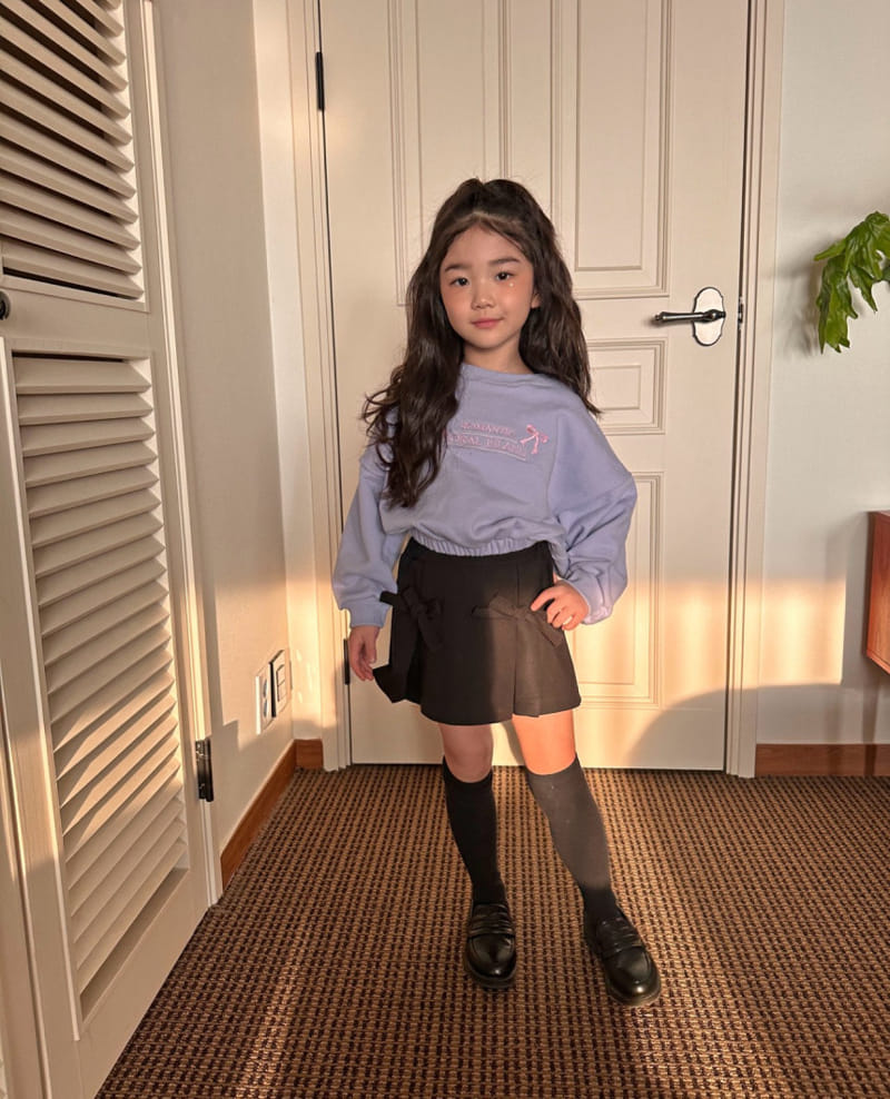 Comma - Korean Children Fashion - #kidsshorts - Embroidery Sweatshirt - 11