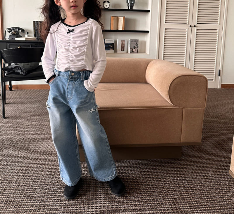 Comma - Korean Children Fashion - #kidsshorts - Vintage Pants - 3