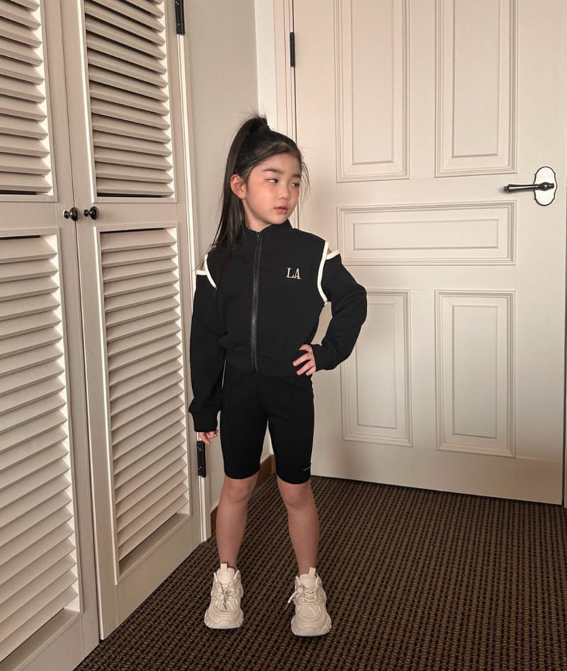 Comma - Korean Children Fashion - #kidzfashiontrend - Slit Zip Up - 7