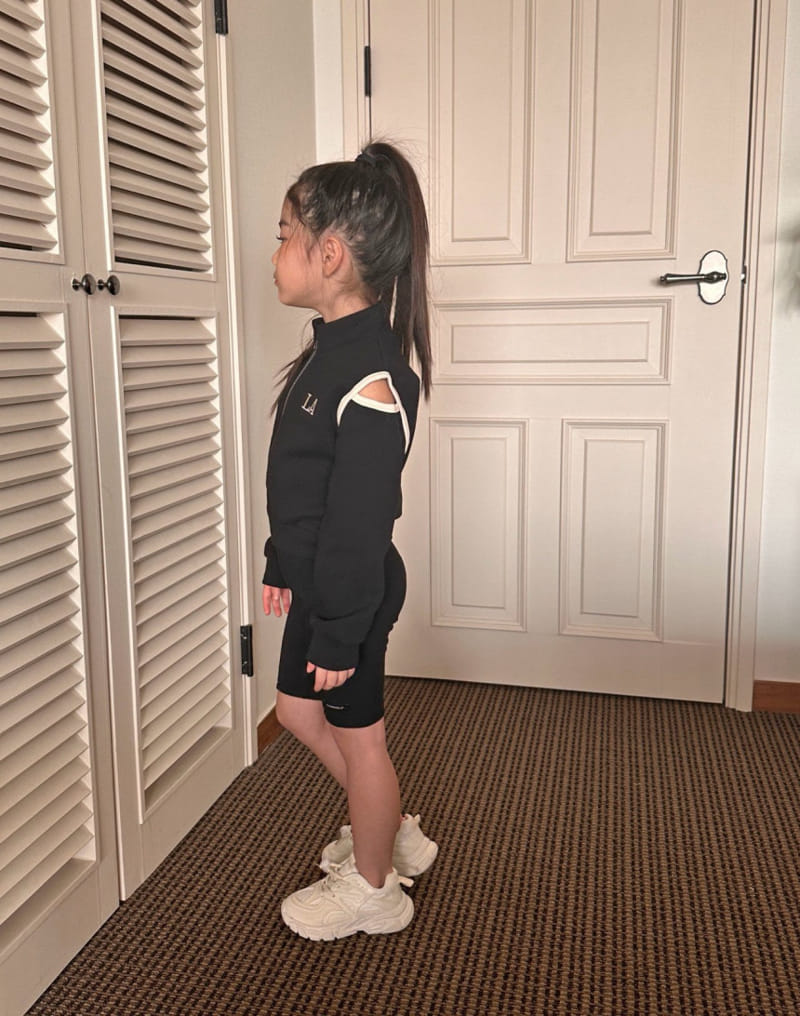 Comma - Korean Children Fashion - #littlefashionista - Slit Zip Up - 9