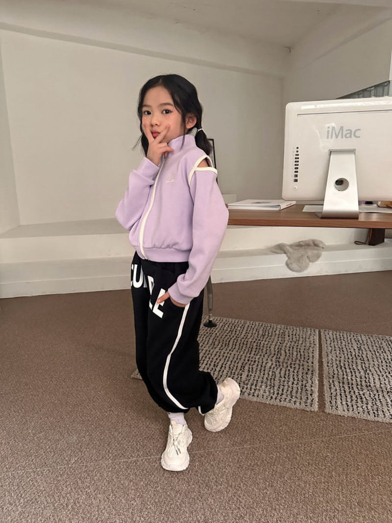 Comma - Korean Children Fashion - #minifashionista - Slit Zip Up - 11