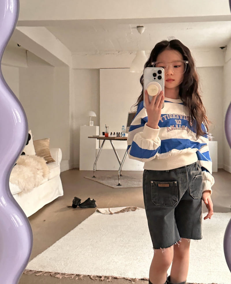 Comma - Korean Children Fashion - #minifashionista - Big ST Sweatshirt - 7