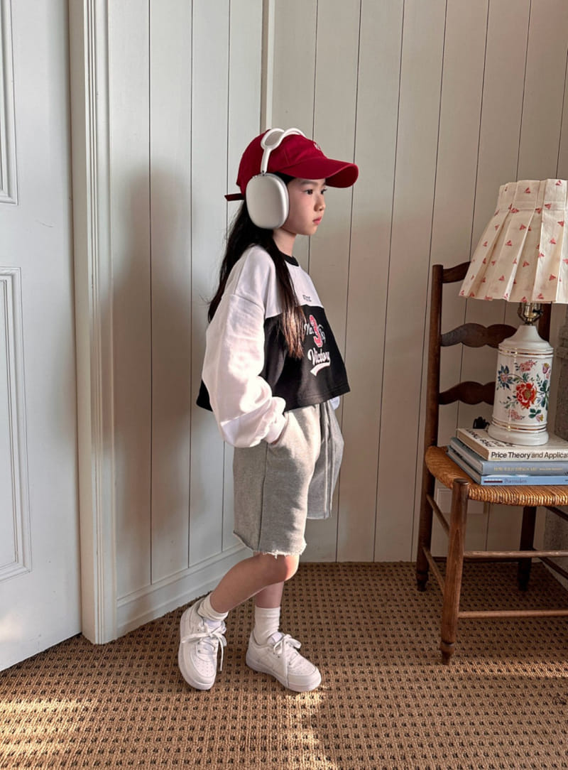 Comma - Korean Children Fashion - #minifashionista - Color Crop Tee - 5